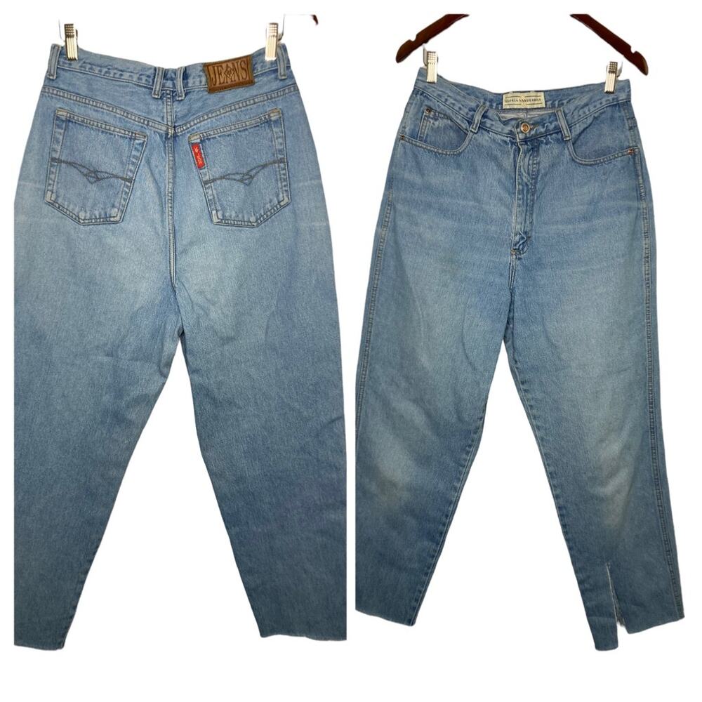 Vintage Gloria Vanderbilt 13.5" High Rise Altered 100% Cotton Jeans Size 14